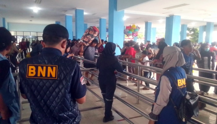 Sidak BNNK Bontang di Pelabuhan Lok Tuan; Penumpang Bebas Masuk Tanpa Pemeriksaan