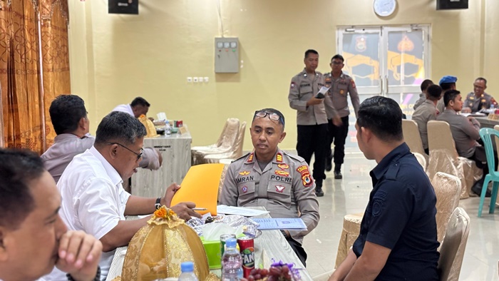 Tim Itwasda Polda Sulsel Sambangi Polres Pangkep, Bahas Evaluasi Kinerja 2025