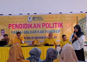 Golkar Pangkep Tanamkan Nilai Demokrasi untuk Generasi Muda, PWI Ingatkan Peran Penting Pers