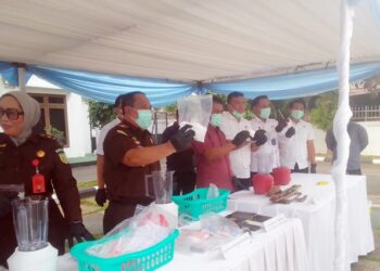 Kejari Bontang Blender 621,38 Gram Sabu