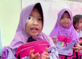Tas Sekolah Gratis di Bontang Diklaim Kuat, Tebal, dan Tahan Air