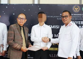 26 Warga Binaan Rutan Balikpapan Terima Remisi Natal 2025, Satu Langsung Bebas