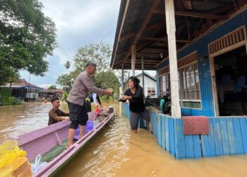 Banjir Kutai Timur Meluas, Tujuh Desa di Muara Wahau Masih Terendam