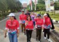 Kutim Rayakan Hari AIDS Sedunia 2025 dengan Jalan Sehat dan Senam Bersama