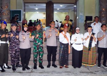 Malam Natal di Bontang Aman, Dandim dan Wali Kota Tinjau Langsung Pengamanan Gereja