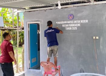 Rutan Pangkep Perbaiki Toilet Umum Terbengkalai, Libatkan Warga Binaan untuk Bakti Sosial