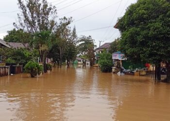 Hujan Semalaman, Sejumlah Wilayah di Bontang Kembali Terendam Banjir