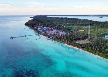 Abrasi Menggerus Gerbang Maratua Kaltim, Kampung Payung-Payung bakal Direlokasi