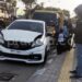 Tabrakan Beruntun Libatkan Truk dan Dua Mobil di Jalan A Yani Bontang