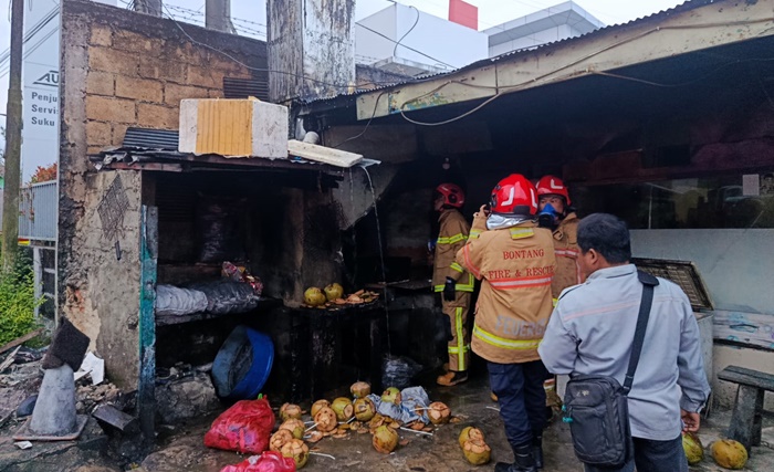 Tungku Pembakaran Ikan Nyaris Picu Kebakaran Rumah Makan Zuli di Bontang