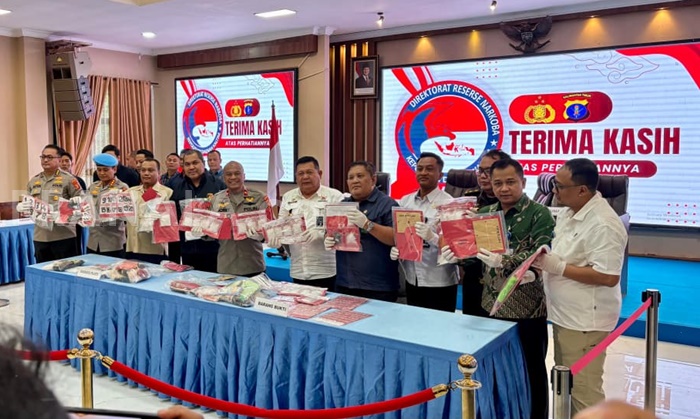 163 Kasus Terungkap, Polda Kaltim Sita 8 Kg Sabu hingga ribuan Butir Ekstasi