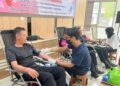 Brimob Polda Kaltim Donor Darah Jelang Ramadan, Bantu Jaga Stok PMI di Samarinda