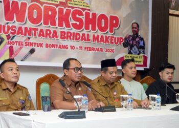 Dorong Ekonomi Kreatif, Dispopar-Ekraf Bontang Gelar Workshop Desain Grafis dan Tata Rias Pengantin Nusantara