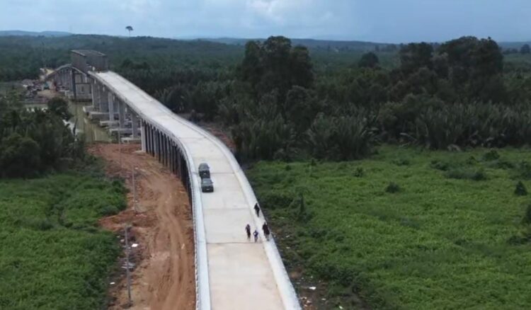 Jembatan Nibung Kutim-Berau Hampir Rampung, Warga Tagih Utang Kontraktor Rp1,8 Miliar