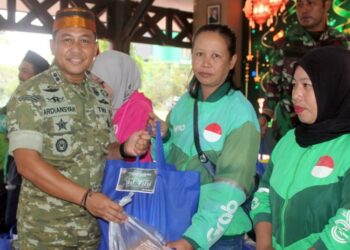 Dandim 0908/Bontang Berbagi dengan Ojol, Ratusan Pengemudi Ikut Buka Puasa Bersama