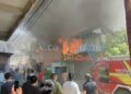 Kebakaran di Belakang Hotel Andika Bontang, Belasan Rumah Ludes Dilalap Api