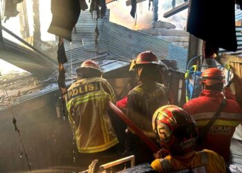 Kebakaran di Karang Jati Balikpapan, 4 Rumah Hangus, 25 Jiwa Terdampak