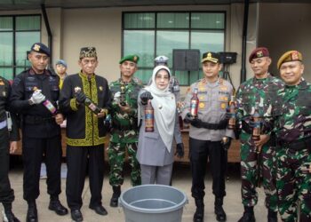 Operasi Pekat Mahakam 2026 di Berau; Sita 1.587 Botol Miras, 97 Kendaraan Ditindak