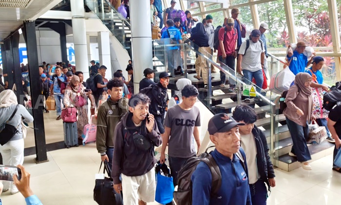 Puncak Arus Balik Lebaran di Balikpapan, 3.212 Pemudik Tiba Kurun Sehari