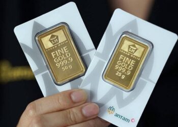 Harga Emas Antam Stagnan di Rp2,85 Juta per Gram, Buyback Turun