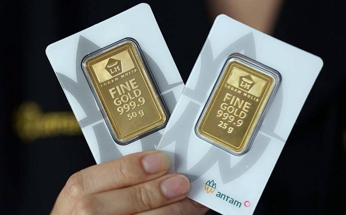 Harga Emas Antam Stagnan di Rp2,85 Juta per Gram, Buyback Turun