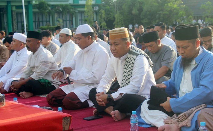 Kodim 0908/Bontang Gelar Salat Idulfitri, Perkuat Kebersamaan TNI dan Masyarakat