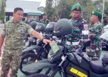 Dandim 0908/Bontang Cek Kendaraan Dinas, Pastikan Siap Dukung Tugas Prajurit