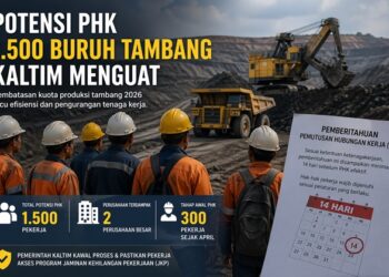 1.500 Buruh Tambang Kaltim Terancam PHK