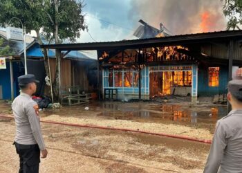 3 Rumah di Bengalon Kutim Ludes Terbakar, Kerugian Rp200 Juta