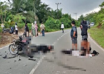 Detik-Detik Tabrakan di Tikungan Muara Badak-Samarinda, Dua Pengendara Tewas