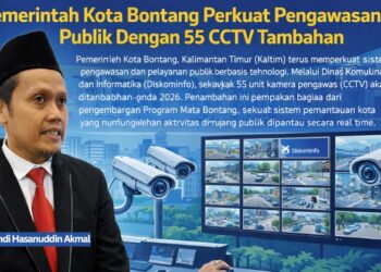 Bontang Pasang 55 CCTV Baru, Pengawasan Kota Semakin Luas