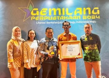 Ketua PWI Bontang, Suriadi Said Raih Penghargaan Literasi Nasional dari Perpusnas