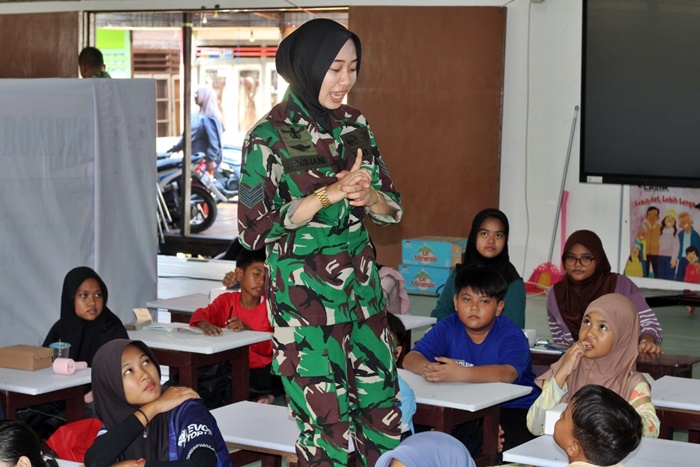 Kodim 0908/Bontang Luncurkan Program Belajar Bersama Ceria, Gratis untuk Anak-Anak