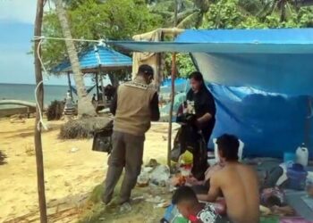 Pulau Beras Basah Bontang Mulai Ditata, Pedagang Terpal Mulai Ditertibkan