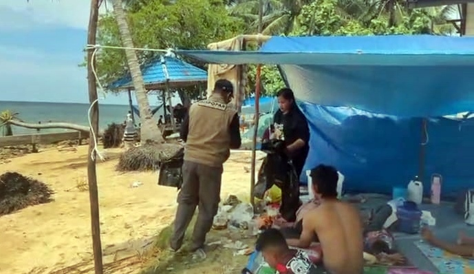 Pulau Beras Basah Bontang Mulai Ditata, Pedagang Terpal Mulai Ditertibkan