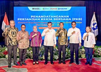 Pupuk Kaltim dan SP KKPKT Resmi Teken PKB 2026–2028, Wujudkan Hubungan Industrial Harmonis