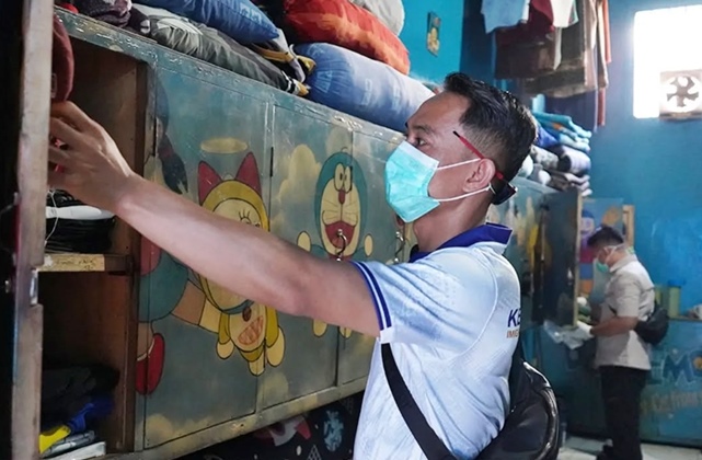 Razia Lapas Bontang Sisir Blok Hunian, Cegah Barang Terlarang