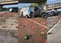Tabrakan Maut di Tol Balikpapan–Samarinda, Sopir Pikap Pengangkut Semangka Tewas Terjepit