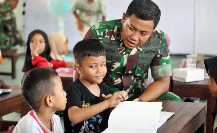 Kodim 0908/Bontang Luncurkan Program Belajar Bersama Ceria, Gratis untuk Anak-Anak