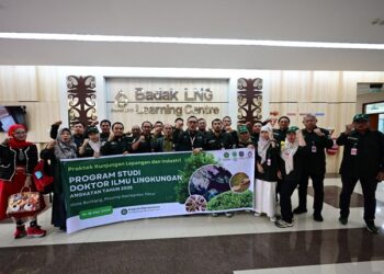 Badak LNG Bontang jadi Laboratorium Lapangan Mahasiswa S3 Ilmu Lingkungan Unmul Samarinda