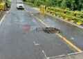 Baru Sebulan Diperbaiki, Jembatan Sangkima Poros Sangatta-Bontang Kembali Rusak