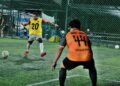 Dandim Bontang dan Wasit Askot Perkuat Silaturahmi Lewat Mini Soccer