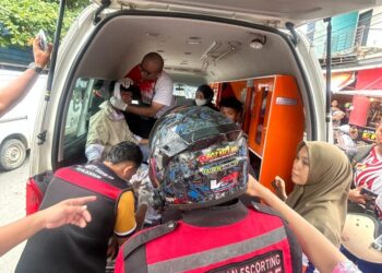 Bonceng Tiga, Pelajar SMP di Bontang Tabrak Mobil, Kepala Korban Alami Luka Serius