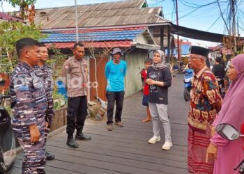 Jembatan Ulin 36 Meter di Tanjung Laut Indah Bontang Goyang, Penyangga Diduga Hilang