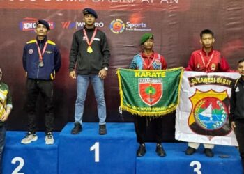 Karateka Brimob Kaltim, Bripda Syaiful Bahri Sabet Gelar Best of The Best di Piala Menhan 2026