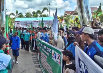 Ratusan Buruh Kutai Timur Demo May Day, Soroti PHK Sepihak