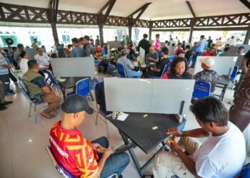 Ratusan Warga Bontang Berebut Prestasi di Domino Dandim Cup I 2026
