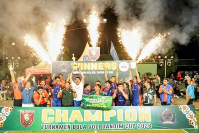 Ribuan Warga Bontang Padati Final Dandim Cup 2026, Erista dan Pupuk Kaltim Rebut Gelar Juara