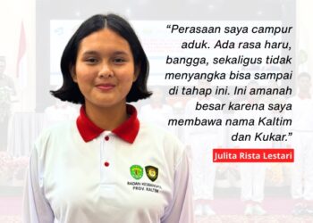 Cerita Julita dari Tabang Kukar Membawa Kaltim ke Seleksi Paskibraka Nasional 2026