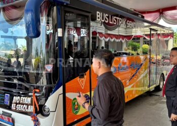Bus Listrik Sekolah Mulai Uji Coba di Kutim, Sasar Pelajar Sangatta
